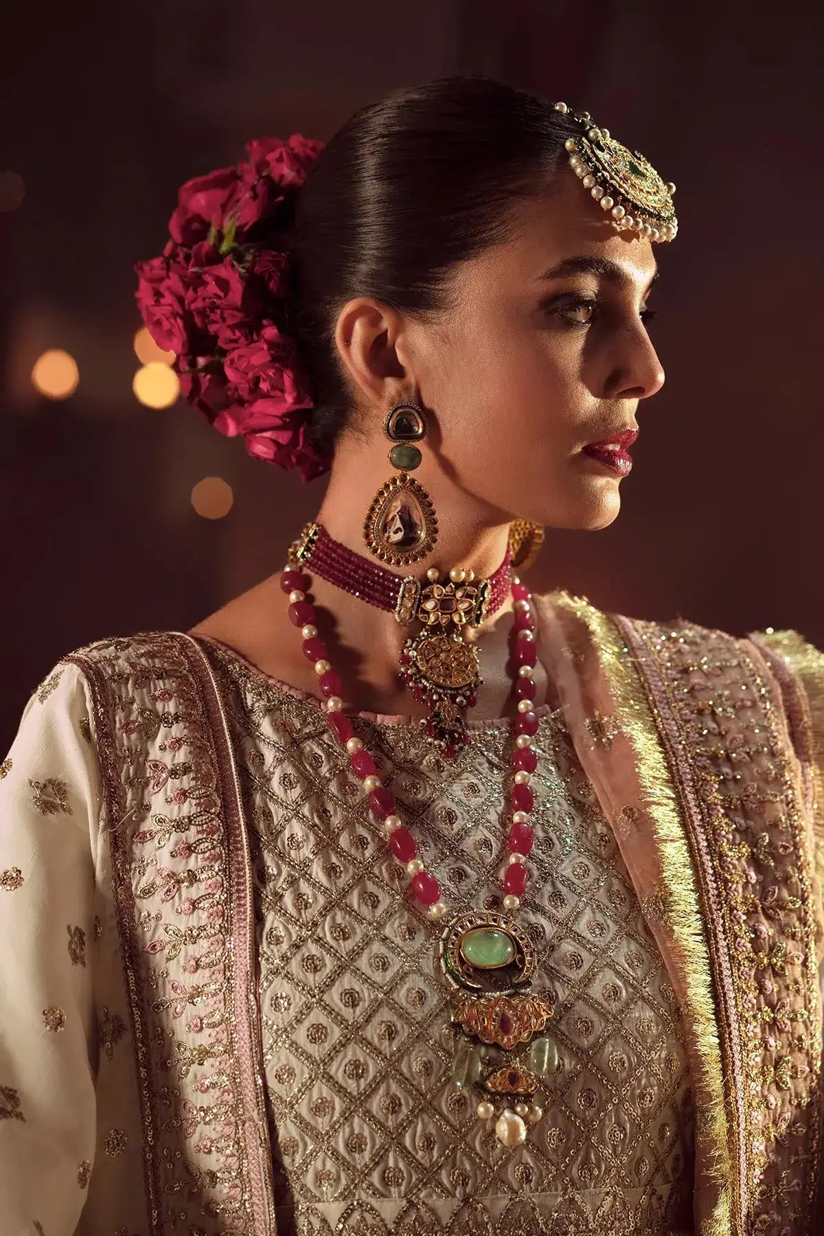 AJR Couture | Mushk The Silk Edit | Tamanah - Pakistani Designer Dress - by AJR Couture | Type: Bridal - 100% Original at Saira Sultan