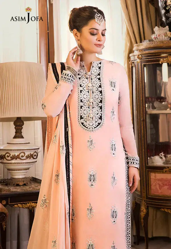 Asim Jofa | Nuri Mahroo | AJSM 10 - Pakistani Designer Dress - by Asim Jofa | Type: Formal - 100% Original at Saira Sultan