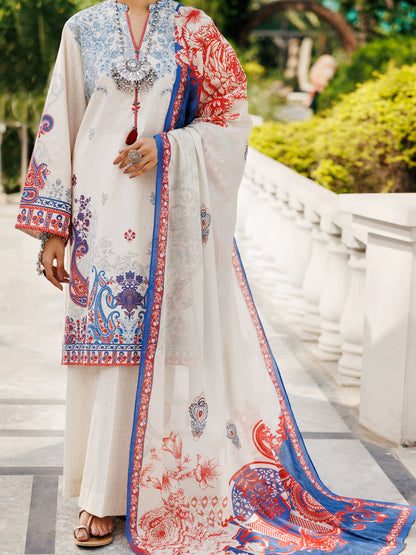 Almirah | Traditional Tale | ALP-3PS-2118 XS Ivory Lawn