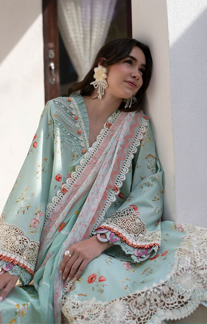 AJR Couture | Printakari Lawn 25 | Aqua XL Aqua Lawn