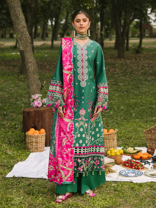 Mahnur | Dahlia Luxury Lawn 25 | Ara XS Green Lawn