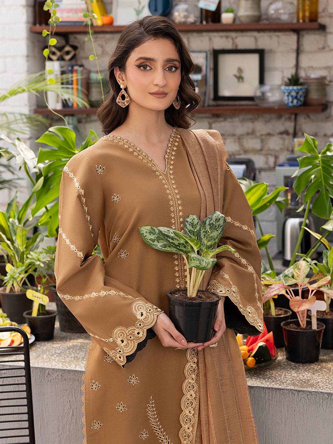 Izel | Meadow Muse Embroidered Lawn 25 | AVELA - Pakistani Designer Dress - by Izel | Type: Ladies Clothes - 100% Original at Saira Sultan
