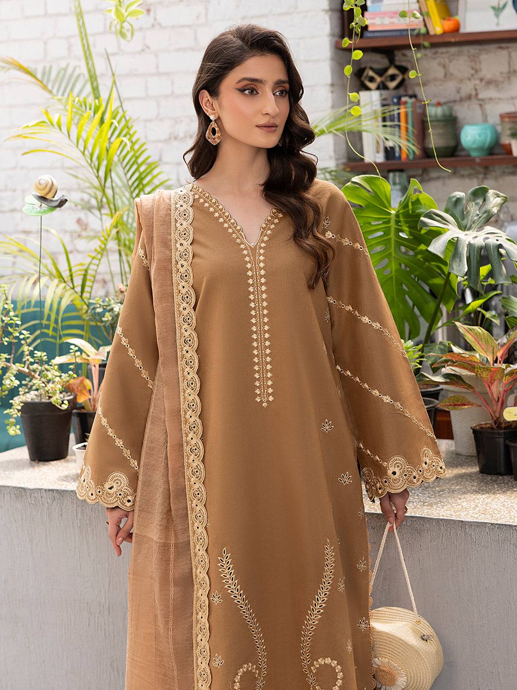 Izel | Meadow Muse Embroidered Lawn 25 | AVELA - Pakistani Designer Dress - by Izel | Type: Ladies Clothes - 100% Original at Saira Sultan