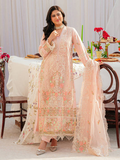 Mahnur | Allenura Luxury Lawn 24 | AZURE - Pakistani Designer Dress - by Mahnur | Type: Luxury - 100% Original at Saira Sultan