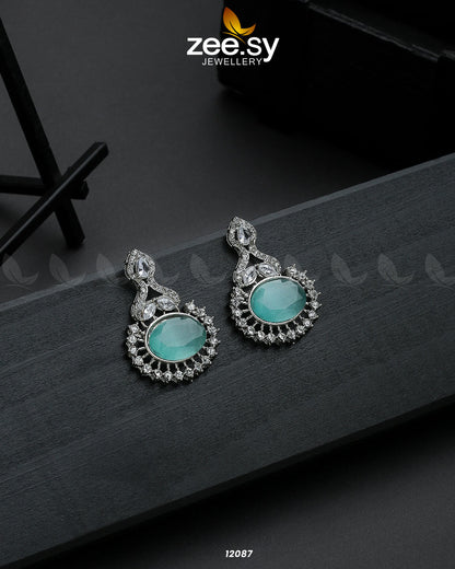Aaina-E-Dil Silver Mint Green