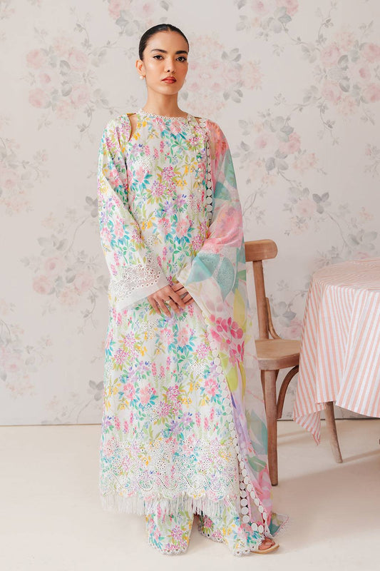 Afrozeh | The Floral Charm | Vanilla - Pakistani Designer Dress - by Afrozeh | Type: Luxury - 100% Original at Saira Sultan