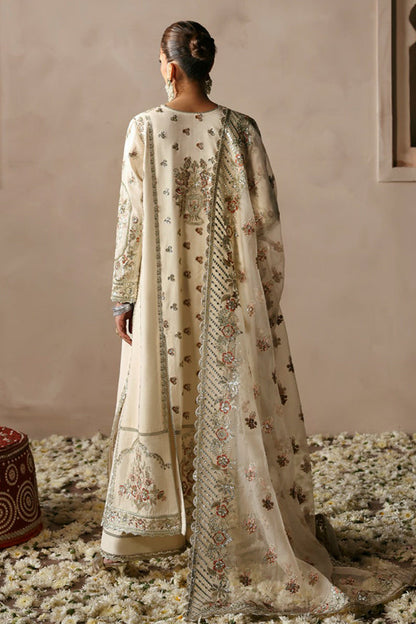 Afrozeh | Divani Silk Edit 25 | Arjumand S Ivory Raw Silk