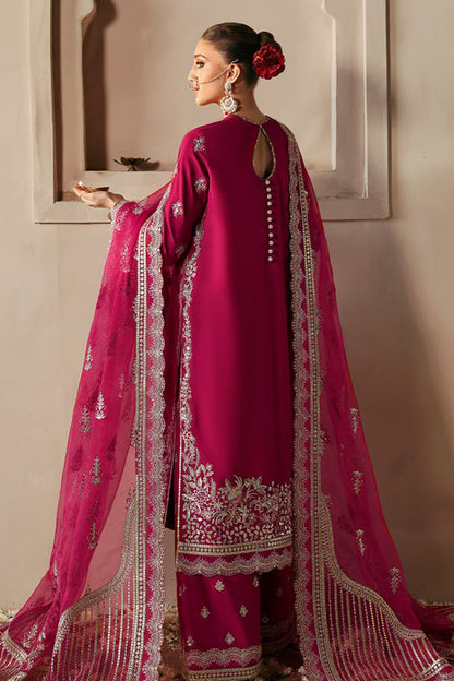 Afrozeh | Divani Silk Edit 25 | Shabana S Candy Pink Raw Silk