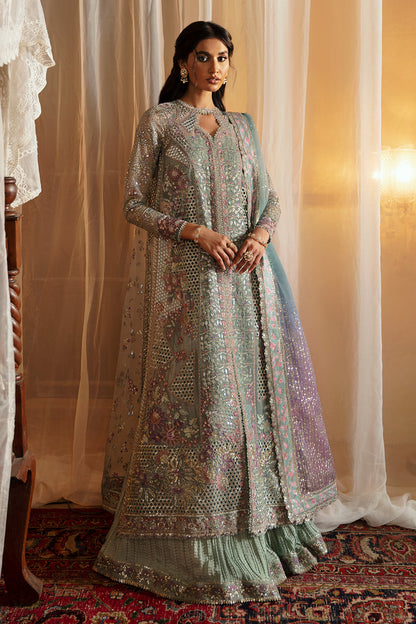 Afrozeh | Hayat Wedding Formals 24 | Tara XS Crystal Grey Organza