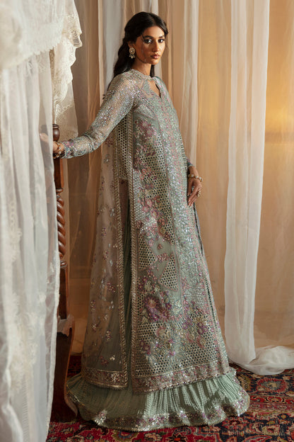 Afrozeh | Hayat Wedding Formals 24 | Tara M Crystal Grey Organza