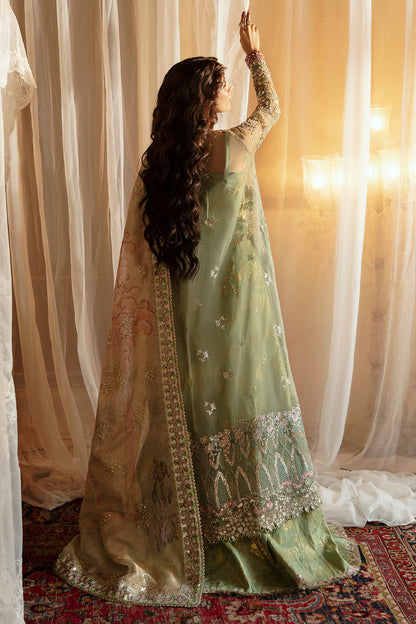Afrozeh | Hayat Wedding Formals 24 | Shreya S Mint Green Organza