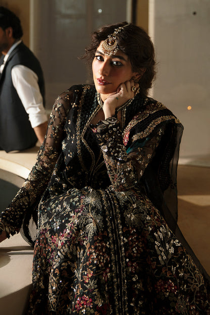 Afrozeh | Hayat Wedding Formals 24 | Meera Custom Size Black Organza