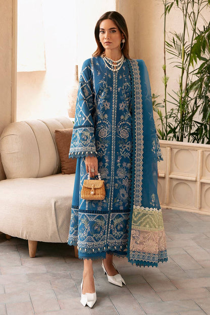 Afrozeh | Cascade Luxury Lawn 24 | Amelia - Pakistani Designer Dress - by Afrozeh | Type: Luxury - 100% Original at Saira Sultan