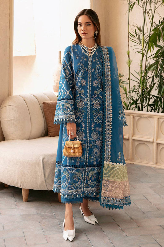 Afrozeh | Cascade Luxury Lawn 24 | Amelia - Pakistani Designer Dress - by Afrozeh | Type: Luxury - 100% Original at Saira Sultan