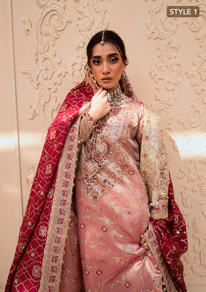 Aik Atelier | Wedding Festive 25 | LOOK 03 S Tissue LONG SHIRT WITH GHARARA