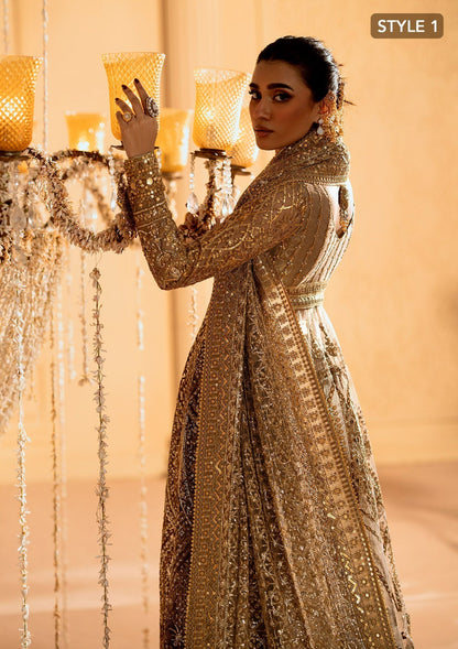Aik Atelier | Wedding Festive 25 | LOOK 05 L Net KALIDAR WITH CRUSHED SKIRT