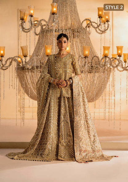 Aik Atelier | Wedding Festive 25 | LOOK 05 XS Net KURTI WITH LEHNGA