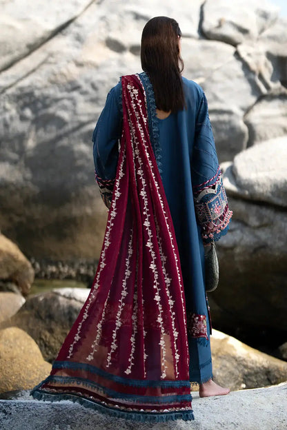 AJR Couture | Alif Signature Luxury Lawn 24 | Ayra - Pakistani Designer Dress - by AJR Couture | Type: Luxury - 100% Original at Saira Sultan