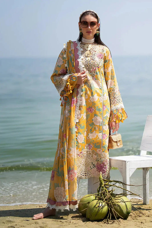 AJR Couture | Alif Signature Luxury Lawn 24 | Sunlit - Pakistani Designer Dress - by AJR Couture | Type: Luxury - 100% Original at Saira Sultan