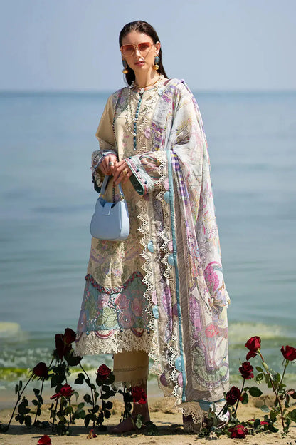 AJR Couture | Alif Signature Luxury Lawn 24 | Coraline - Pakistani Designer Dress - by AJR Couture | Type: Luxury - 100% Original at Saira Sultan