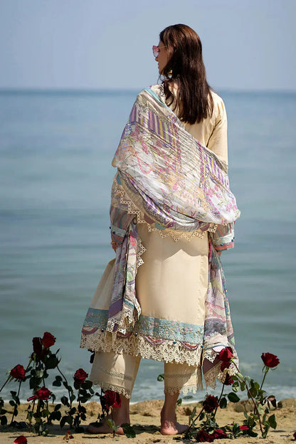 AJR Couture | Alif Signature Luxury Lawn 24 | Coraline - Pakistani Designer Dress - by AJR Couture | Type: Luxury - 100% Original at Saira Sultan