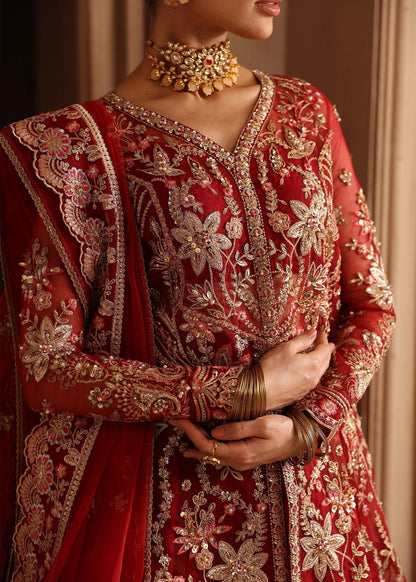 Akbar Aslam | Deewani Wedding Formals | Solene L Red Organza