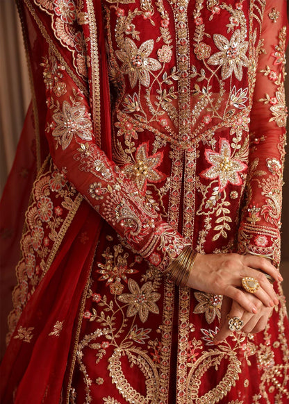 Akbar Aslam | Deewani Wedding Formals | Solene XL Red Organza