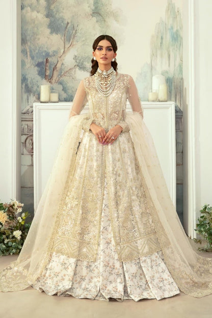 Akbar Aslam | Velora Formal Pret | Elysian XS Ivory Organza