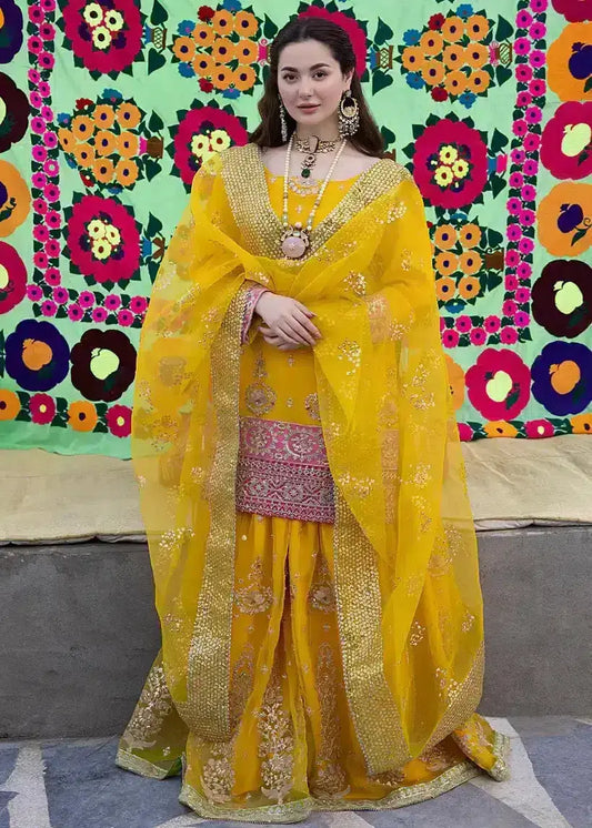 Ali Xesshan | Bhaag Lagay Rain | BUTTERCUP  LP-003 - Pakistani Designer Dress - by Ali Xeeshan | Type: Formal - 100% Original at Saira Sultan