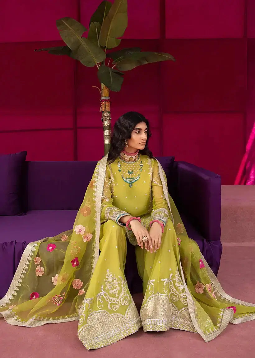 Ali Xesshan | Bhaag Lagay Rain | ANGORI BAGH  LP-010 - Pakistani Designer Dress - by Ali Xeeshan | Type: Formal - 100% Original at Saira Sultan
