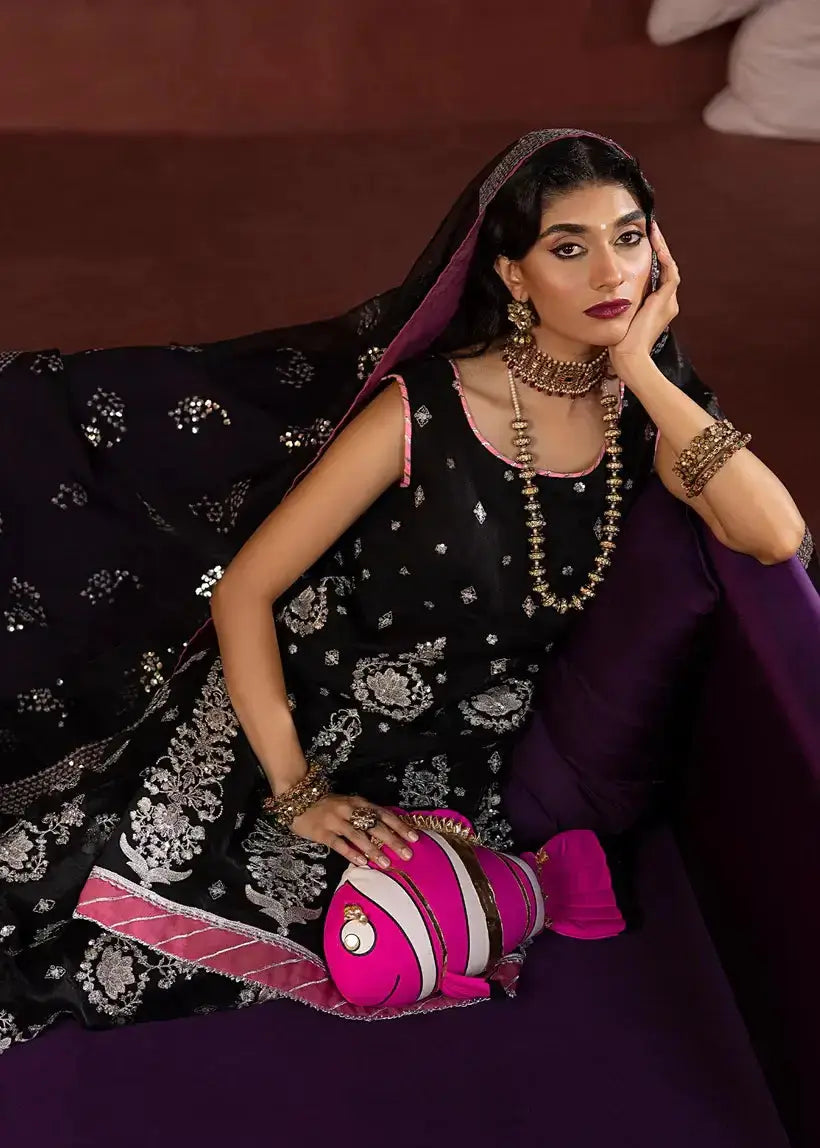 Ali Xesshan | Bhaag Lagay Rain | LAILA  LP-007 - Pakistani Designer Dress - by Ali Xeeshan | Type: Formal - 100% Original at Saira Sultan
