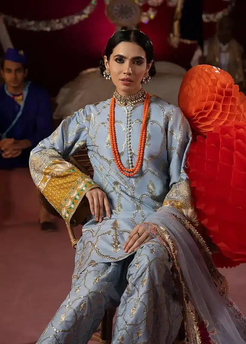 Ali Xesshan | Bhaag Lagay Rain | ZULF  LP-014 - Pakistani Designer Dress - by Ali Xeeshan | Type: Formal - 100% Original at Saira Sultan