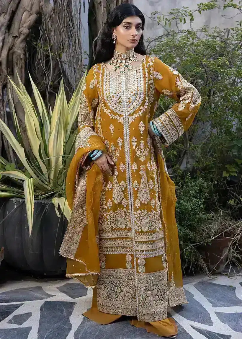 Ali Xesshan | Bhaag Lagay Rain | AMBER  LP-015 - Pakistani Designer Dress - by Ali Xeeshan | Type: Formal - 100% Original at Saira Sultan