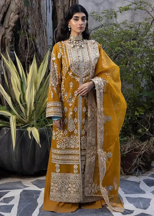 Ali Xesshan | Bhaag Lagay Rain | AMBER  LP-015 - Pakistani Designer Dress - by Ali Xeeshan | Type: Formal - 100% Original at Saira Sultan
