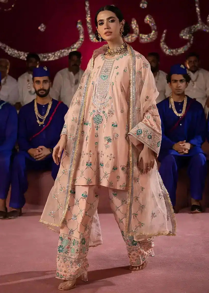 Ali Xesshan | Bhaag Lagay Rain | DAHLIA  LP-009 - Pakistani Designer Dress - by Ali Xeeshan | Type: Formal - 100% Original at Saira Sultan