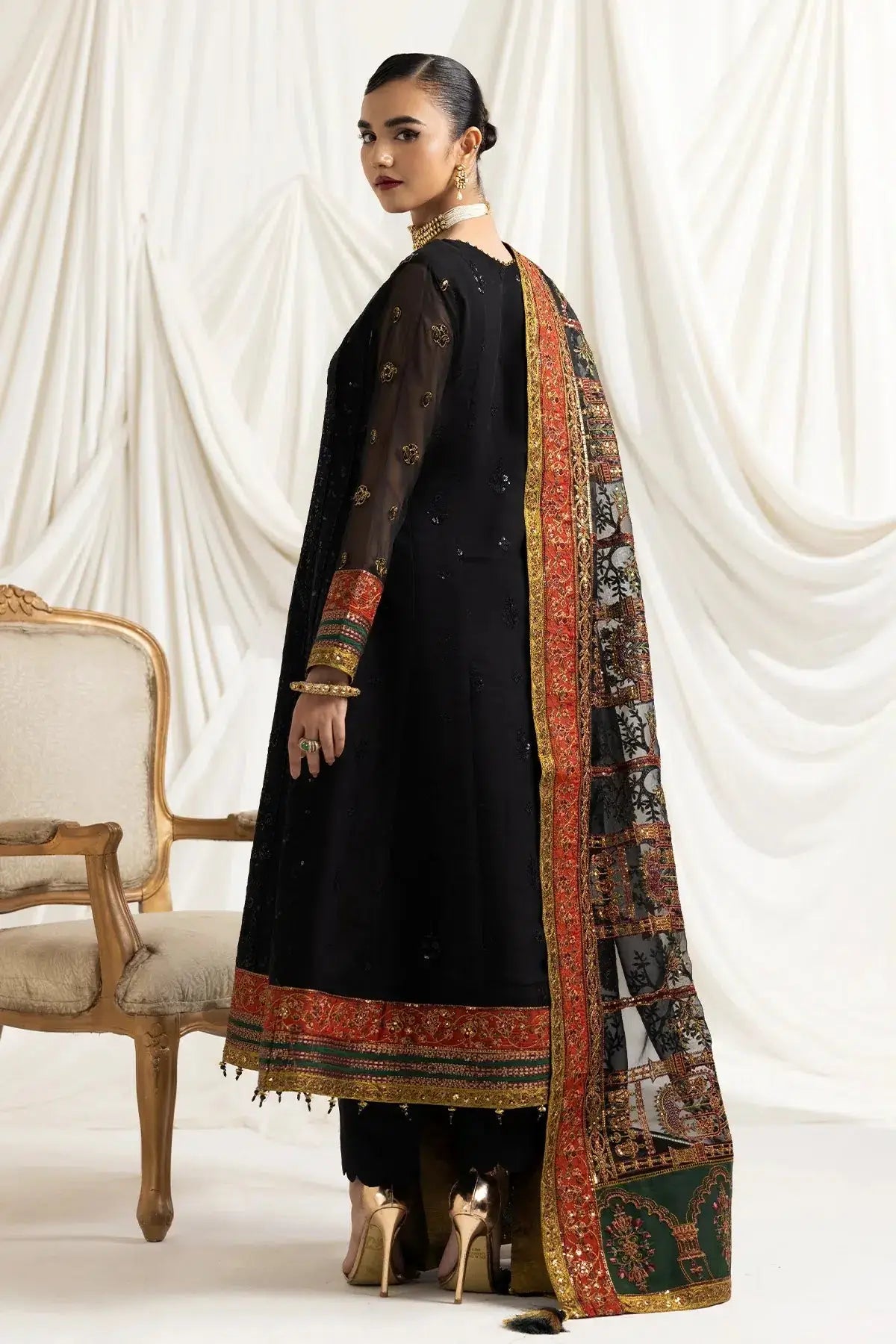 Alizeh | Formals Collection | Mehlika B (BLACK) - Pakistani Designer Dress - by Alizeh | Type: Formal - 100% Original at Saira Sultan