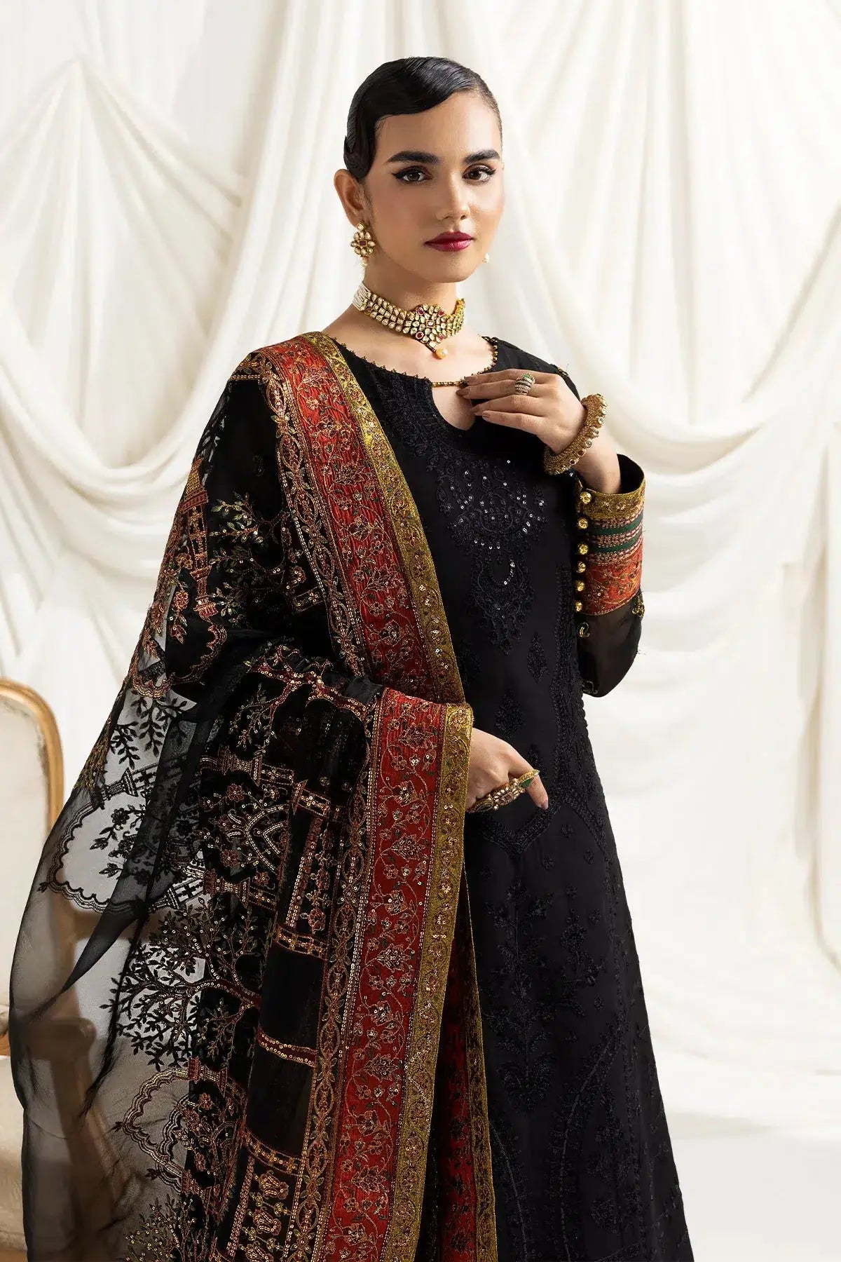 Alizeh | Formals Collection | Mehlika B (BLACK) - Pakistani Designer Dress - by Alizeh | Type: Formal - 100% Original at Saira Sultan