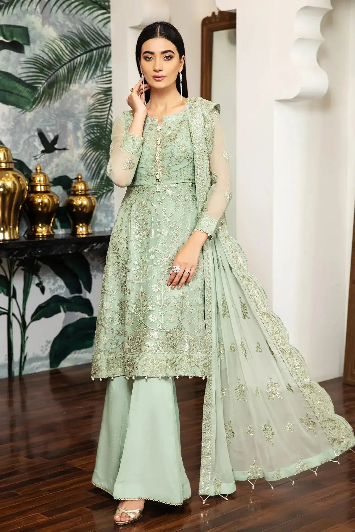 Alizeh | Formals Collection | Saphir - Pakistani Designer Dress - by Zarif | Type: Formal - 100% Original at Saira Sultan
