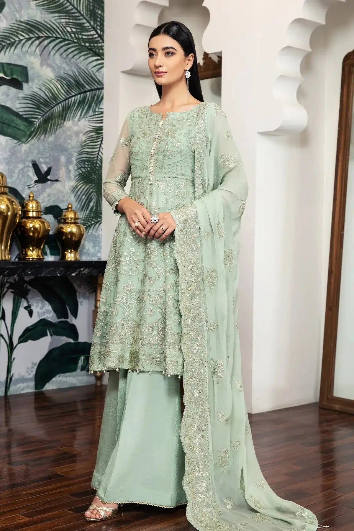 Alizeh | Formals Collection | Saphir - Pakistani Designer Dress - by Zarif | Type: Formal - 100% Original at Saira Sultan
