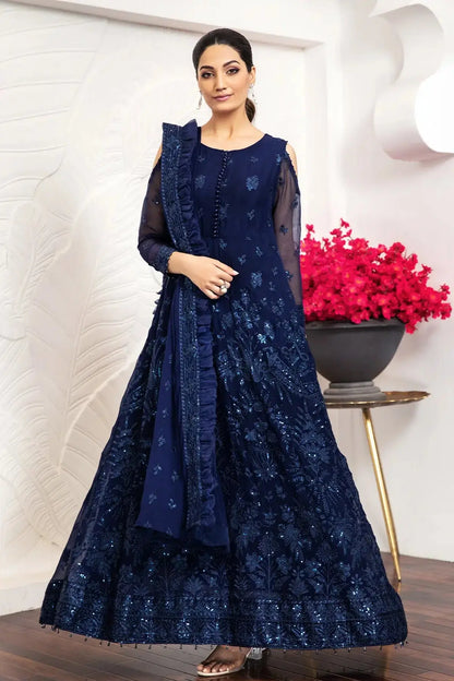 Alizeh | Formals Collection | Glace Blue - Pakistani Designer Dress - by Alizeh | Type: Formal - 100% Original at Saira Sultan