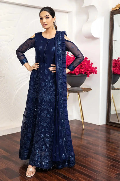 Alizeh | Formals Collection | Glace Blue - Pakistani Designer Dress - by Alizeh | Type: Formal - 100% Original at Saira Sultan