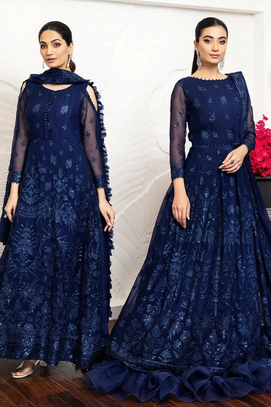 Alizeh | Formals Collection | Glace Blue - Pakistani Designer Dress - by Alizeh | Type: Formal - 100% Original at Saira Sultan