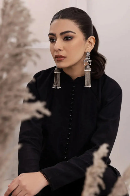 Alizeh | Formals Collection | Black Dress 3 piece - RTW1004 - Pakistani Designer Dress - by Alizeh | Type: Formal - 100% Original at Saira Sultan