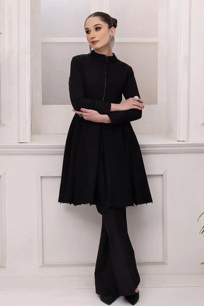 Alizeh | Formals Collection | Black Dress 3 piece - RTW1008 - Pakistani Designer Dress - by Alizeh | Type: Formal - 100% Original at Saira Sultan