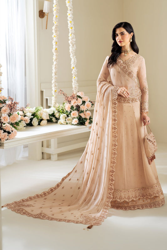 Alizeh | Selene Luxury Chiffon Collection 25 | AF-PS-8004-Lotus XS Beige Chiffon