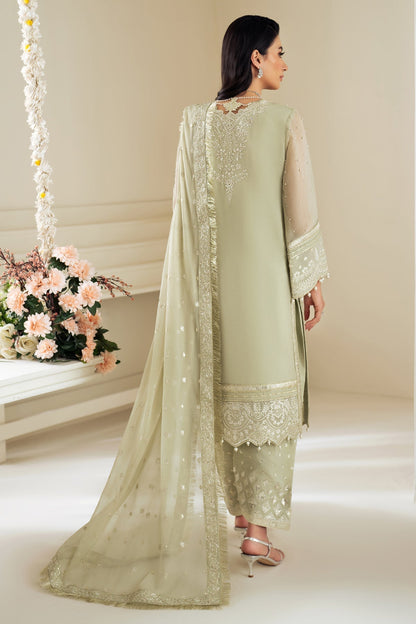 Alizeh | Selene Luxury Chiffon Collection 25 | AF-PS-8008-Neo S Mint Gray Chiffon