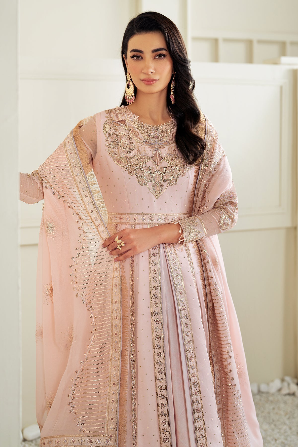 Alizeh | Selene Luxury Chiffon Collection 25 | AF-PS-8006-Izna S Pink Chiffon