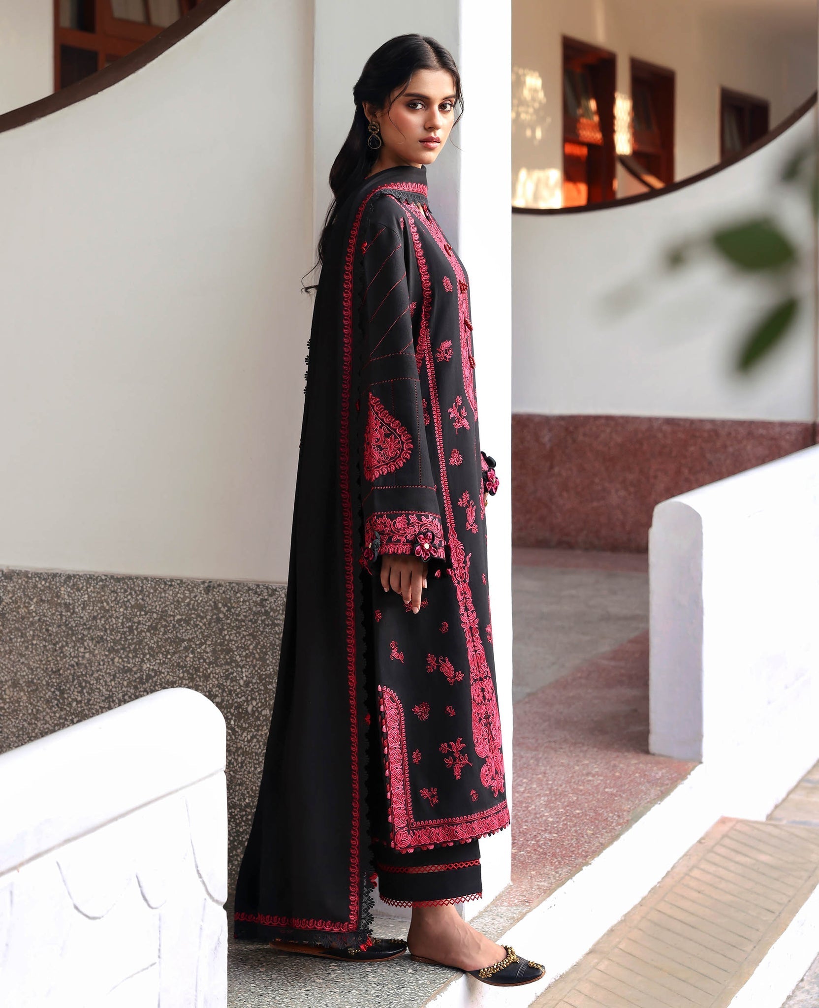 Republic Womenswear | Amaris Luxury Shawl 25 | Almira by Republic Womenswear - Designer Dress  - Type : Ladies Clothes - Available at Saira Sultan - 100% Original 