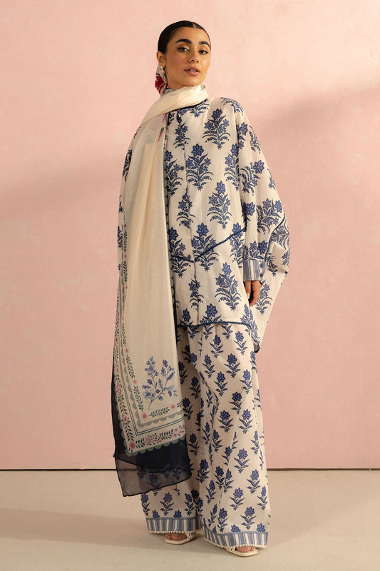 Zara Shahjahan | Coco Prints 25 | Amari-1A XS Off White Lawn
