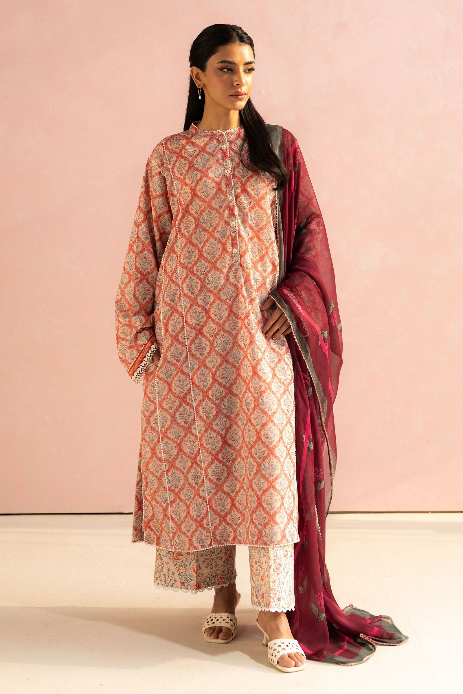 Zara Shahjahan | Coco Prints 25 | Amaya-10A XS Coral Lawn